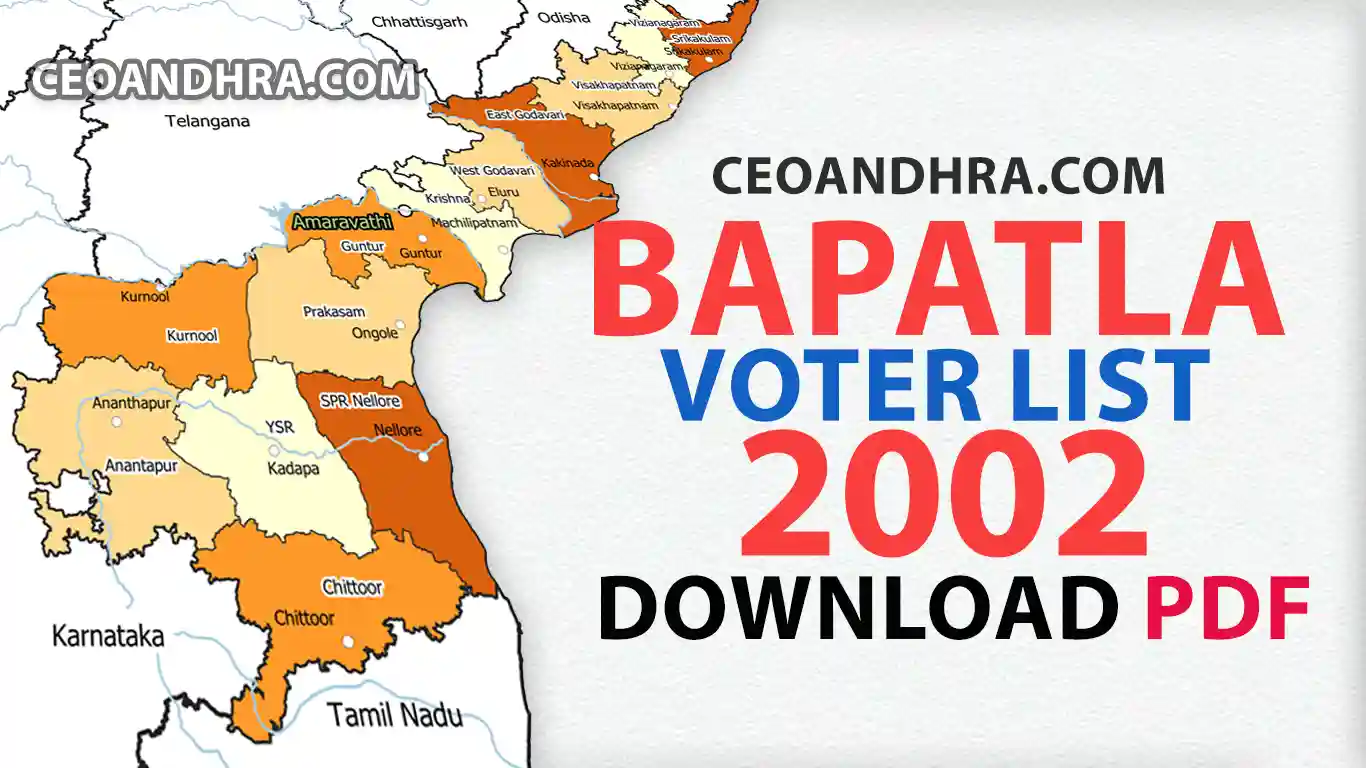 Bapatla District 2002 Voter List PDF Download